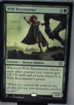Wild Beastmaster - Commander: Innistrad: Midnight Hunt: #146 Nm R237
