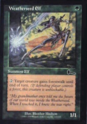Weatherseed Elf - Urza's Legacy: #115, Magic: The Gathering Lp R197
