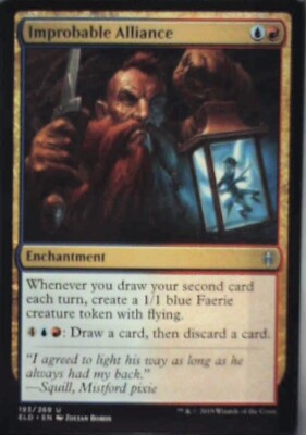 Improbable Alliance - Throne of Eldraine: #193, Magic: The Gathering Nm R92