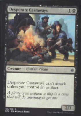 Desperate Castaways - Ixalan: #101, Magic: The Gathering Nm R214
