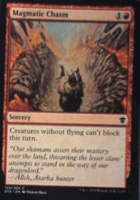 Magmatic Chasm - Dragons of Tarkir: #148, Magic: The Gathering Nm R167