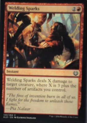 Welding Sparks - Kaladesh: #140, Magic: The Gathering Nm R120