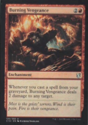 Burning Vengeance - Commander 2019: #135, Magic: The Gathering Nm R154
