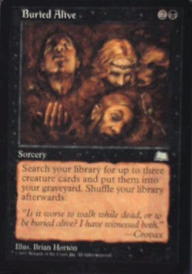 Buried Alive - Weatherlight: #63, Magic: The Gathering Lp R234