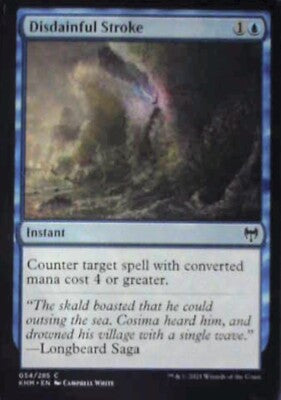 Disdainful Stroke - Kaldheim: #54, Magic: The Gathering Nm R115