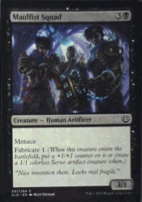 Maulfist Squad - Kaladesh: #91, Magic: The Gathering Nm R143