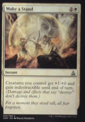 Make a Stand - Oath of the Gatewatch: #26, Magic: The Gathering Nm R202