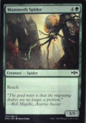 Mammoth Spider - Ravnica Allegiance: #132, Magic: The Gathering Nm R231
