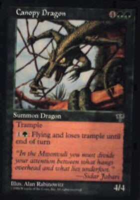 Canopy Dragon - Mirage: #209, Magic: The Gathering Nm R124