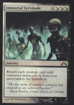 Immortal Servitude - Gatecrash: #220, Magic: The Gathering Nm R33