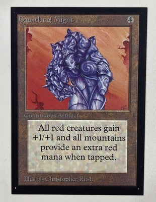Gauntlet Of Might CE Near Mint NM MTG Magic The Gathering