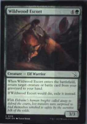 Wildwood Escort - March of the Machine: #216, Magic: The Gathering Nm R186
