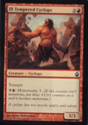 Ill-Tempered Cyclops - Theros: #125, Magic: The Gathering Nm R105