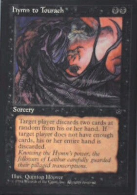 Hymn to Tourach (Cloak) - Fallen Empires: #38c, Magic: The Gathering Nm R110