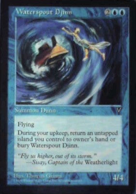 Waterspout Djinn - Visions: #50, Magic: The Gathering Nm R125