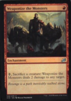 Weaponize the Monsters - Ikoria: Lair of Behemoths: #140, MTG Nm R201