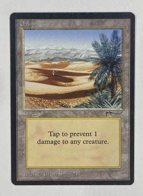 Oasis Arabian Nights LP Light Play MTG Magic The Gathering A