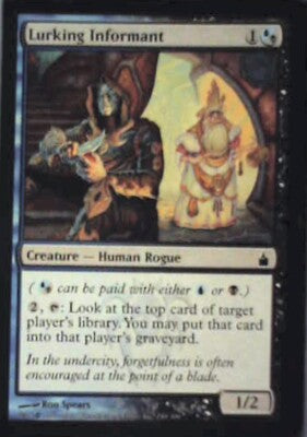 Lurking Informant - Ravnica: City of Guilds: #249, Magic: The Gathering Nm R85