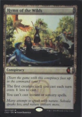 Hymn of the Wilds - Conspiracy: Take the Crown: #7, Magic: The Gathering Nm R29