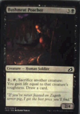 Bushmeat Poacher - Ikoria: Lair of Behemoths: #77, Magic: The Gathering Nm R115