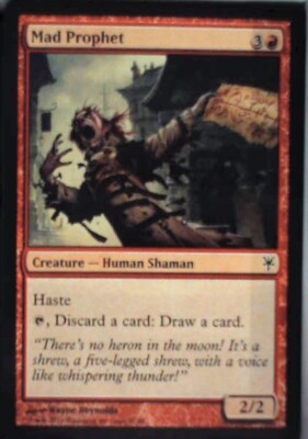 Mad Prophet - Duel Decks: Sorin vs. Tibalt: #51, Magic: The Gathering Nm R32