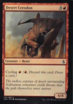 Desert Cerodon - Amonkhet: #128, Magic: The Gathering Nm R103