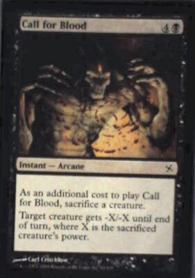 Call for Blood - Betrayers of Kamigawa: #63, Magic: The Gathering Lp R197