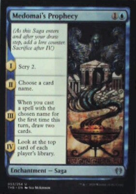 Medomai's Prophecy - Theros Beyond Death: #53, Magic: The Gathering Nm R203
