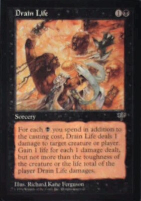 Drain Life - Mirage: #118, Magic: The Gathering Nm R138