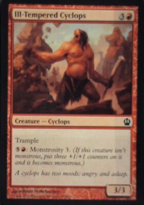 Ill-Tempered Cyclops - Theros: #125, Magic: The Gathering Nm R218