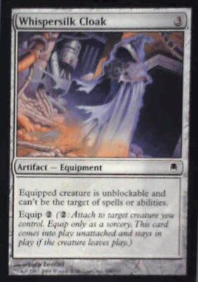 Whispersilk Cloak - Darksteel: #160, Magic: The Gathering Nm R228