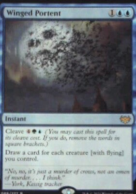 Winged Portent - Innistrad: Crimson Vow: #89, Magic: The Gathering Nm R84