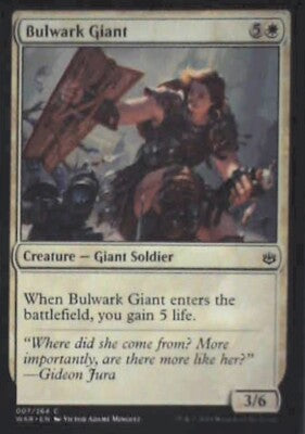 Bulwark Giant - War of the Spark: #7, Magic: The Gathering Mp R37