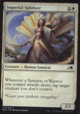 Imperial Subduer - Kamigawa: Neon Dynasty: #19, Magic: The Gathering Nm R229