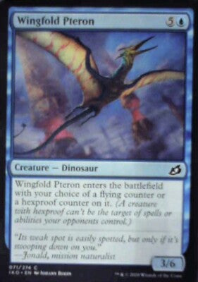 Wingfold Pteron - Ikoria: Lair of Behemoths: #71, Magic: The Gathering Nm R201