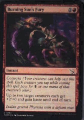 Burning Sun's Fury - March of the Machine: #133, Magic: The Gathering Nm R217