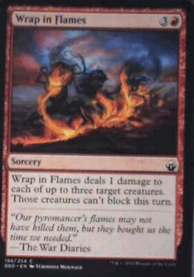 Wrap in Flames - Battlebond: #188, Magic: The Gathering Nm R179