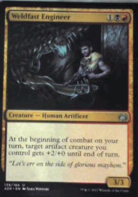 Weldfast Engineer - Aether Revolt: #139, Magic: The Gathering Nm R121
