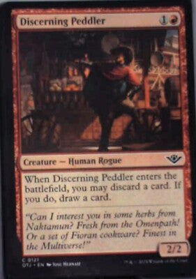 Discerning Peddler - Outlaws of Thunder Junction: #121, MTG Nm R115