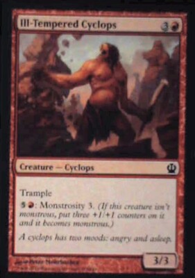 Ill-Tempered Cyclops - Theros: #125, Magic: The Gathering Nm R223