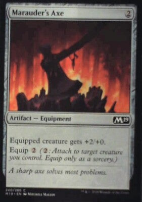 Marauder's Axe - Core Set 2020: #231, Magic: The Gathering Nm R106