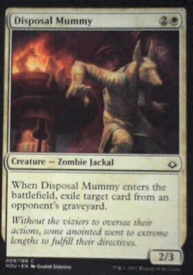 Disposal Mummy - Hour of Devastation: #9, Magic: The Gathering Nm R116