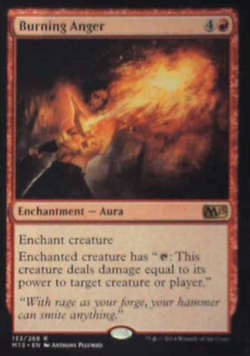 Burning Anger - Magic 2015 (M15): #133, Magic: The Gathering Nm R233