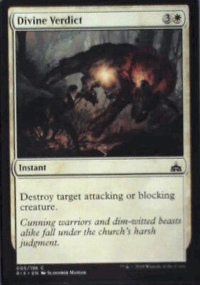 Divine Verdict - Rivals of Ixalan: #5, Magic: The Gathering Nm R232