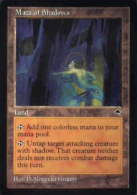 Maze of Shadows - Tempest: #319, Magic: The Gathering Nm R95