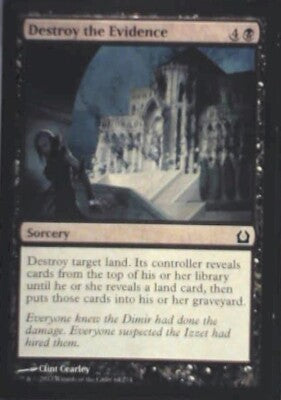 Destroy the Evidence - Return to Ravnica: #64, Magic: The Gathering Nm R174