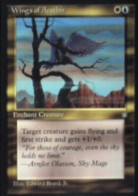 Wings of Aesthir - Ice Age: #305, Magic: The Gathering Lp R96