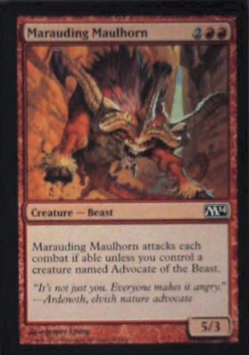 Marauding Maulhorn - Magic 2014 (M14): #145, Magic: The Gathering Nm R196