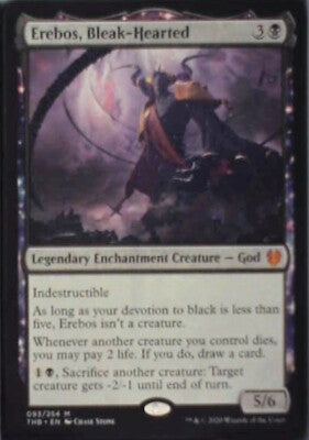 Erebos, Bleak-Hearted - Theros Beyond Death: #93, Magic: The Gathering Nm R233