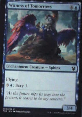 Witness of Tomorrows - Theros Beyond Death: #82, Magic: The Gathering Nm R240